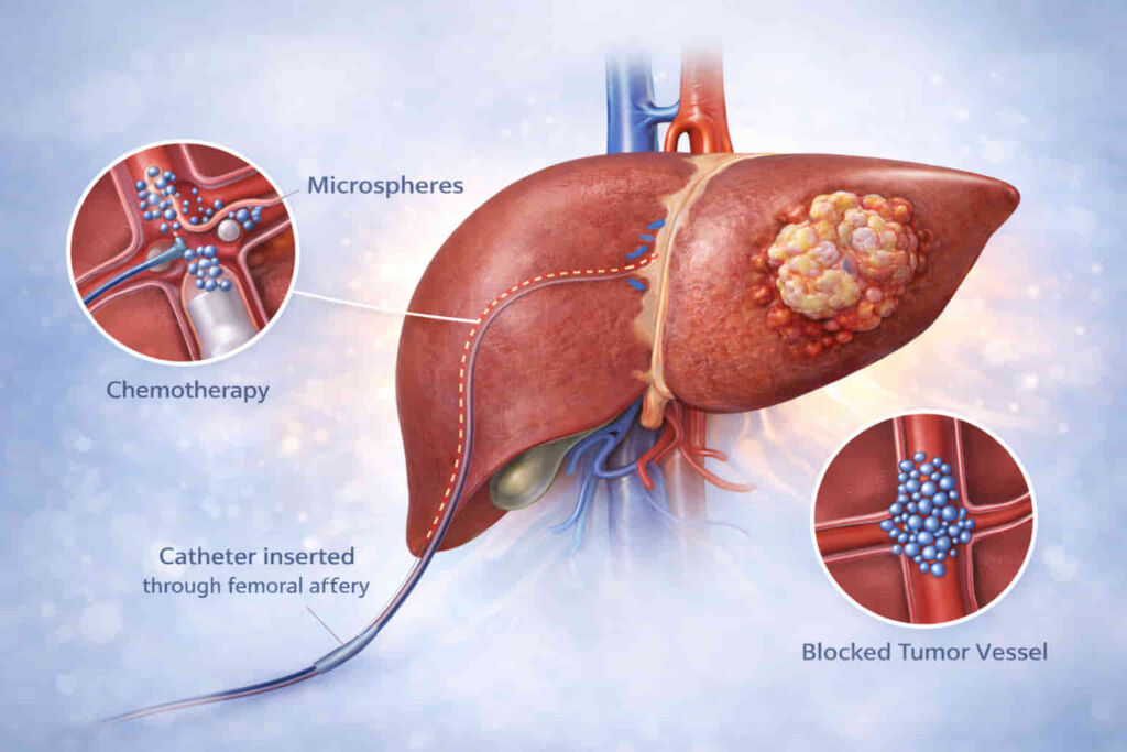 IR4ubyRam-DR Ram Kishore Gujarala Interventional Radiologist in India Hyderabad Chennai Transarterial Chemoembolization