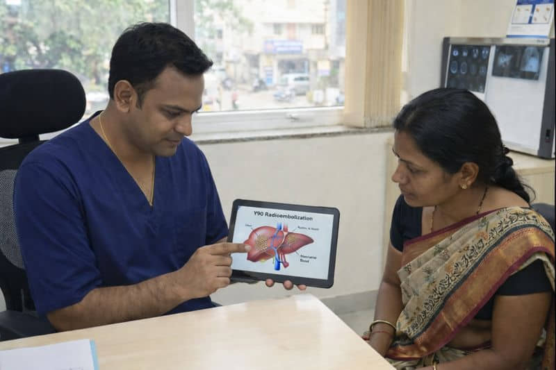 IR4Ubyram Dr Ram Kishore Gujarala Interventional Radiologist India Hyderabad Chennai Y90 Radio Embolization