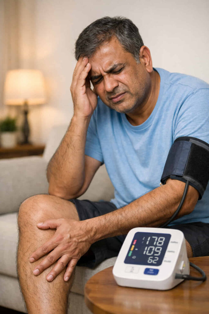 suffering from hypertension