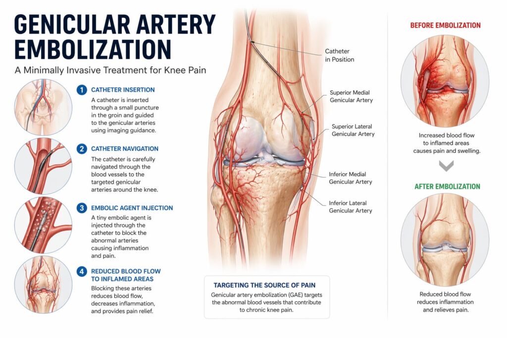 Genicular Artery Embolization
