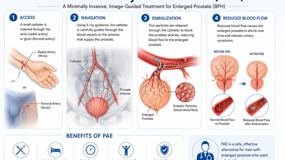 prostate artery embolization pae